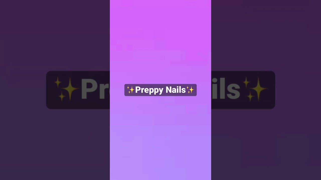 preppy nail ideas 💅