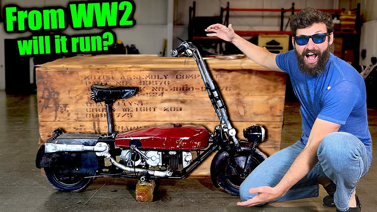 I Bought a Paratrooper Bike hasn't Run in 40+ Years