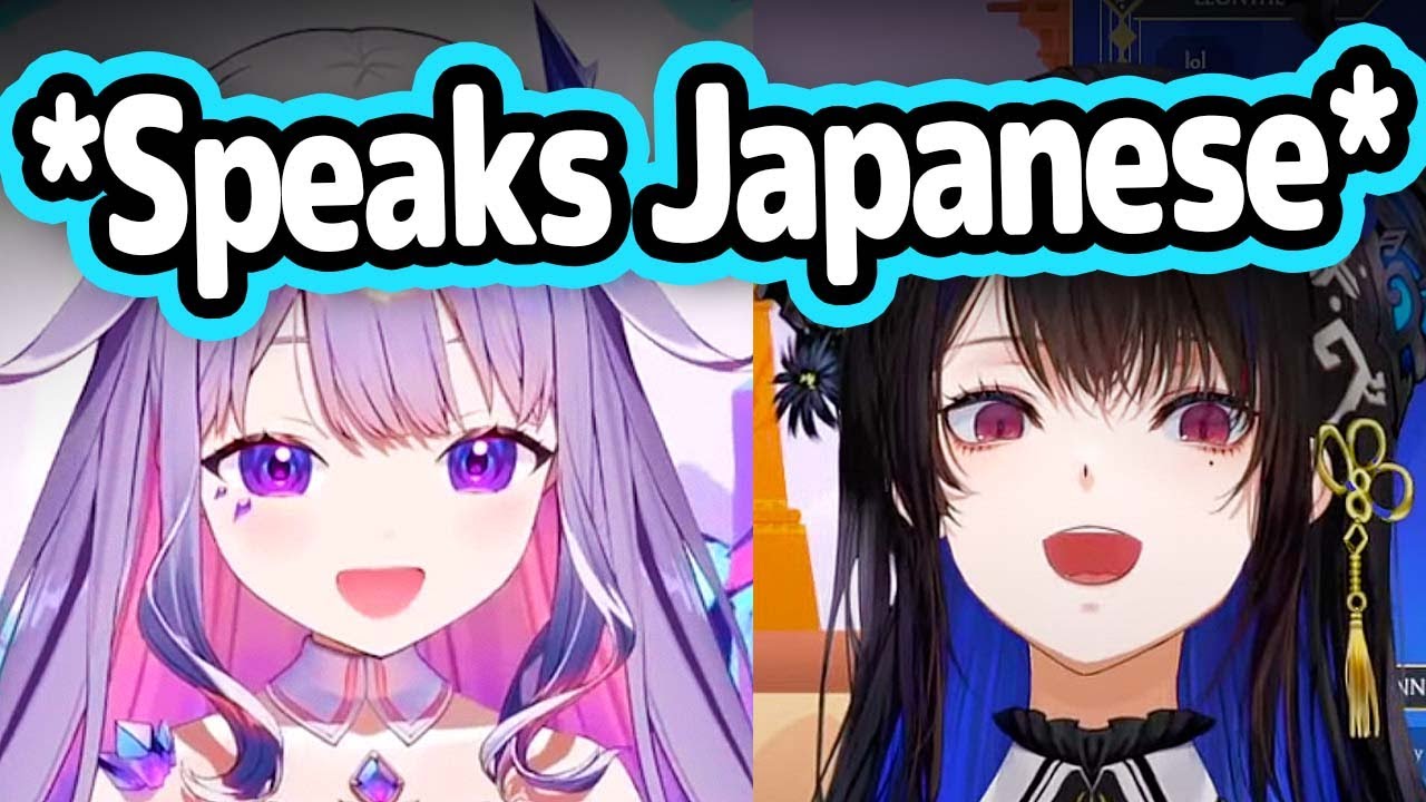 Bijou and Nerissa Speaking Fluent Japanese To JP-Niki Sounds PERFECT【Hololive】