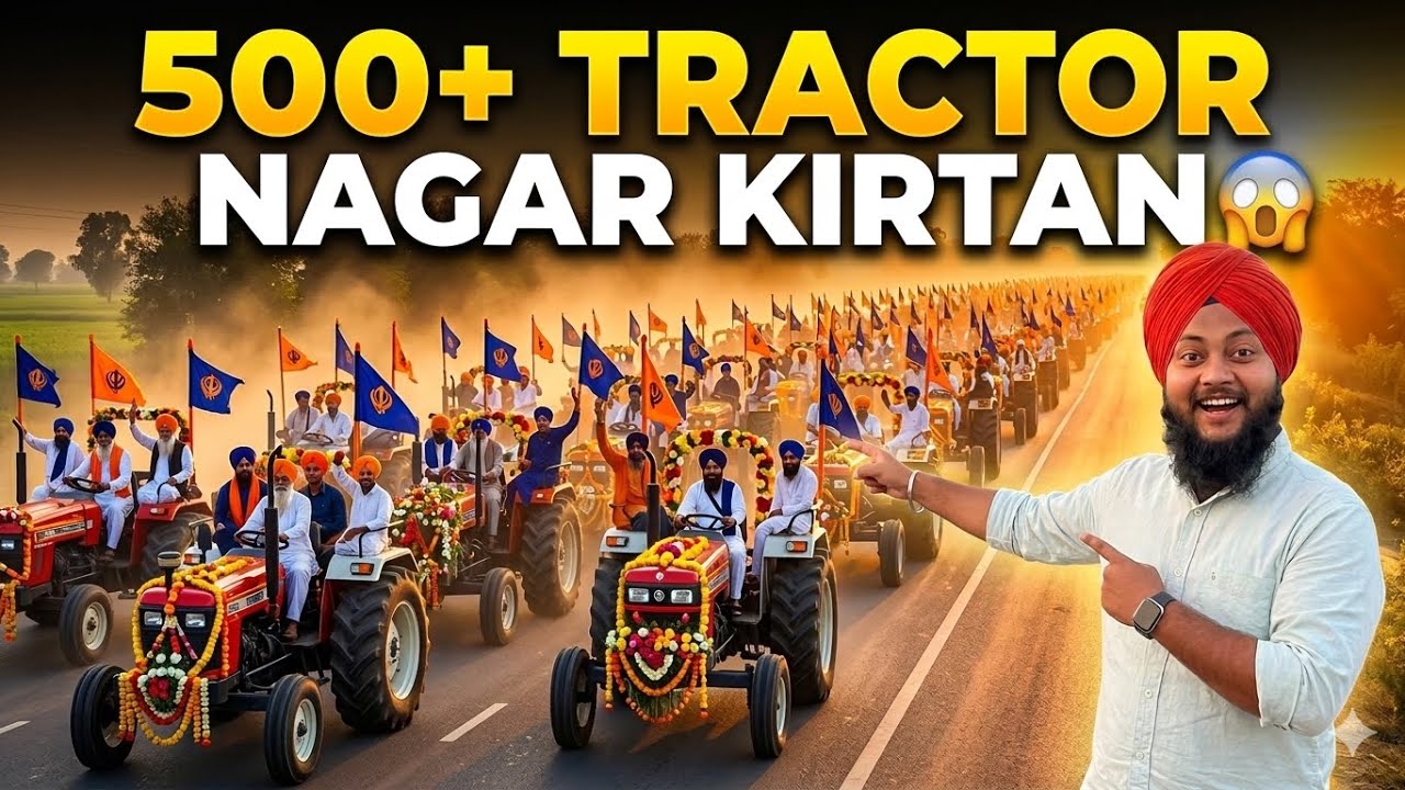 20 km Paidal Yatra😱 Nagar Kirtan || Baba Batha Wale ji Makhu 5+ Lakh Sangat Darshana lai🙏🏻