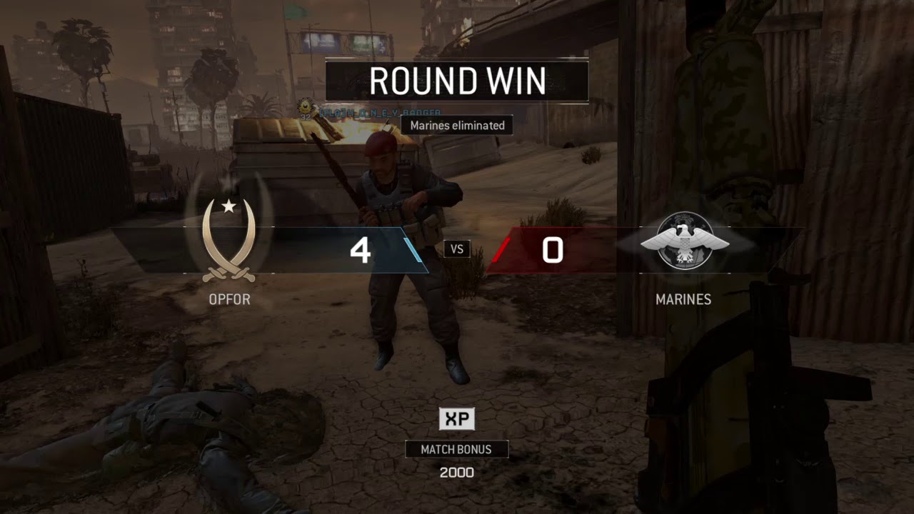 15 second round CoD4 Remastered Search and Destroy
