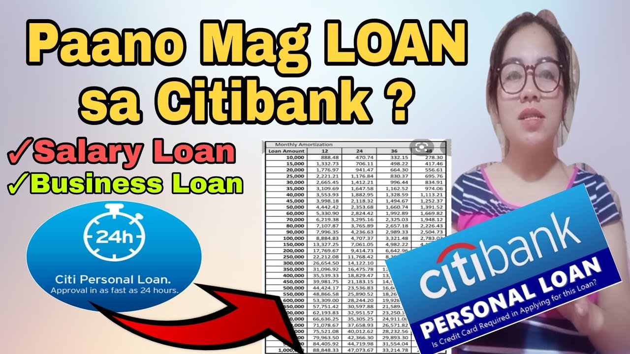 Paano mag LOAN sa CITIBANK | Approval in as fast as 24 hours