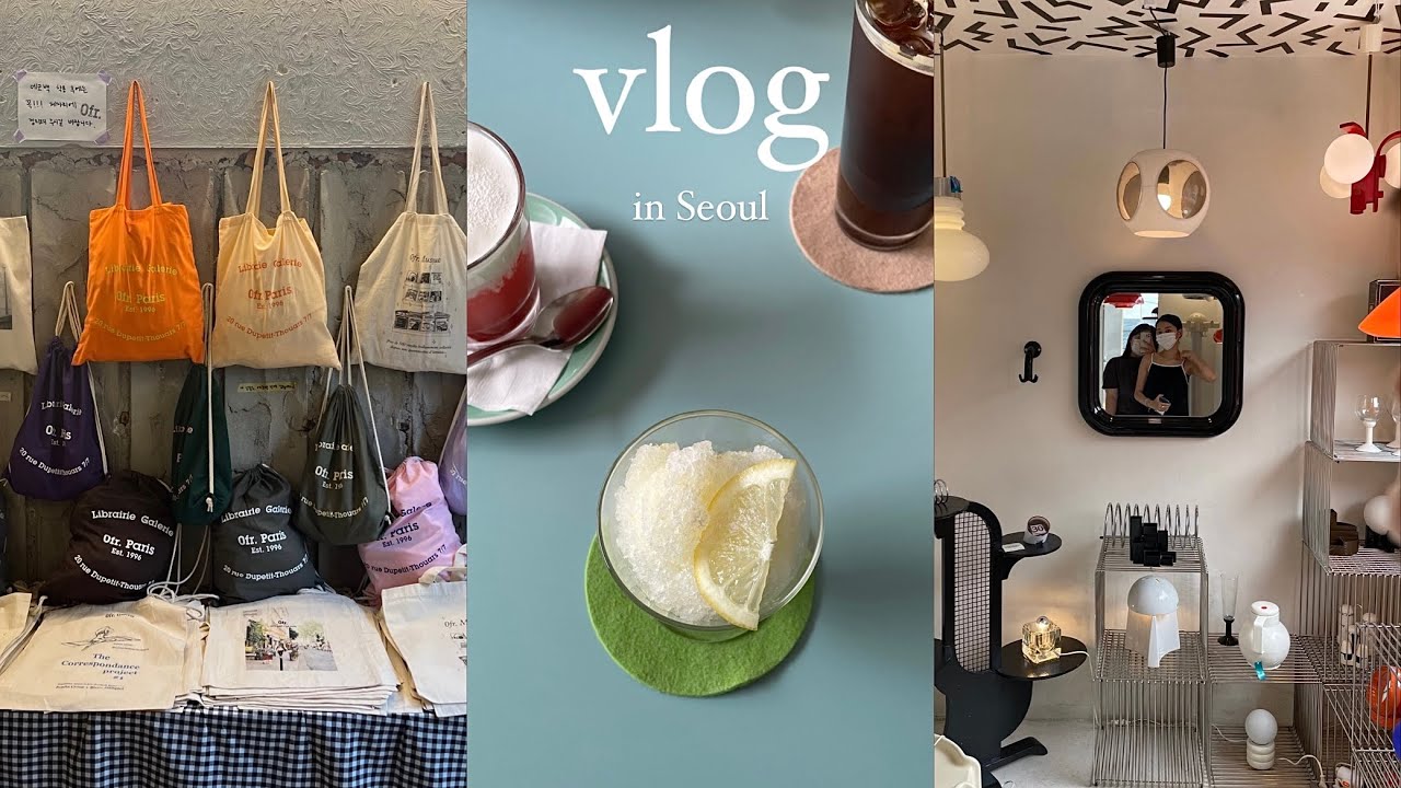 ［seoul vlog］part2 ソウルでカフェと雑貨屋巡り🍩🥣漢南洞/望遠洞/北村/景福宮/カフェ巡り/雑貨屋巡り/韓国旅行