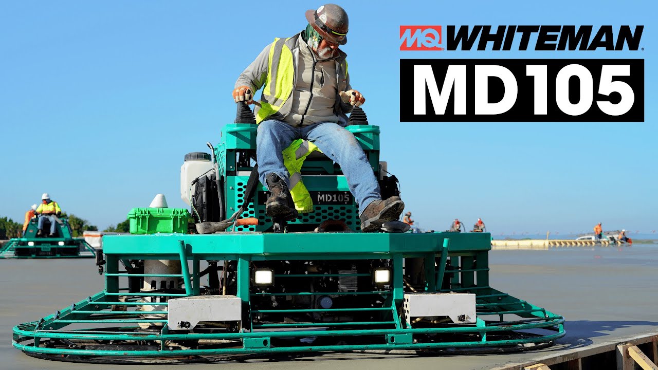 MQ Whiteman MD105 Ride-On Power Trowel