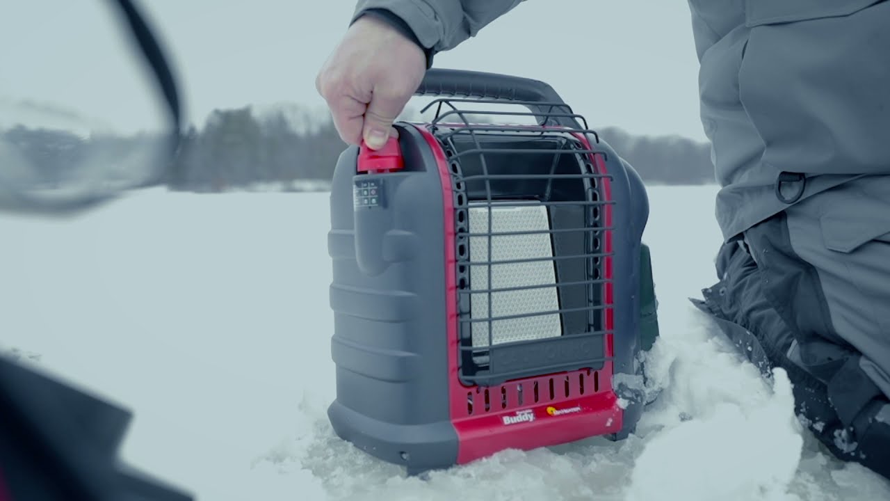 Ice Fishing with the Portable Buddy Heater