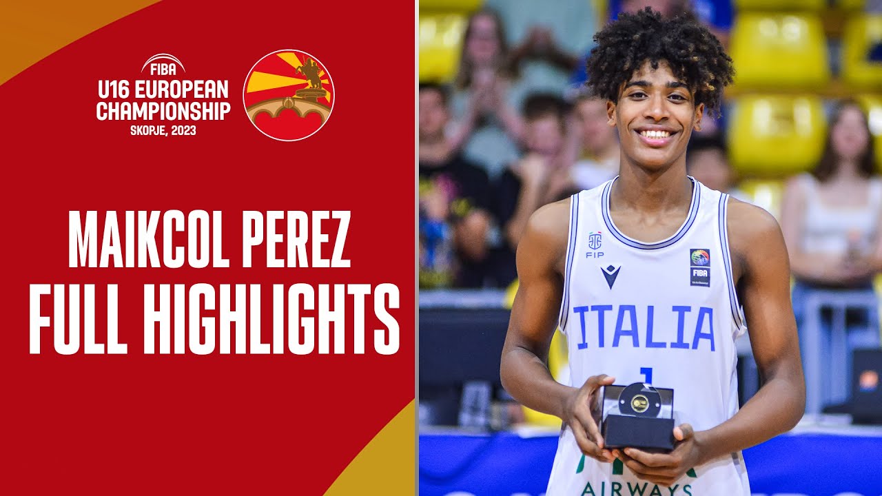 Maikcol Perez | Italy 🇮🇹 | Full Highlights from #FIBAU16Europe