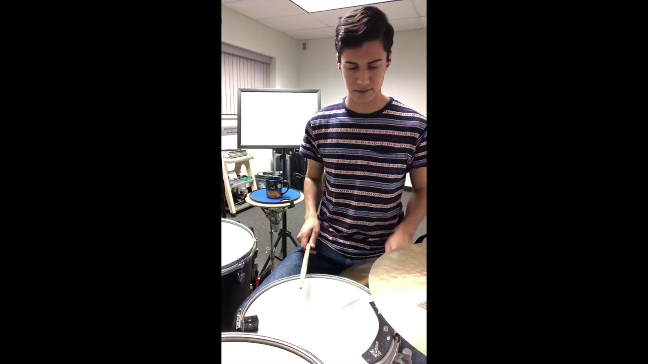 Rudiment Application: Double Paradiddle Kit Warm-up /Fill