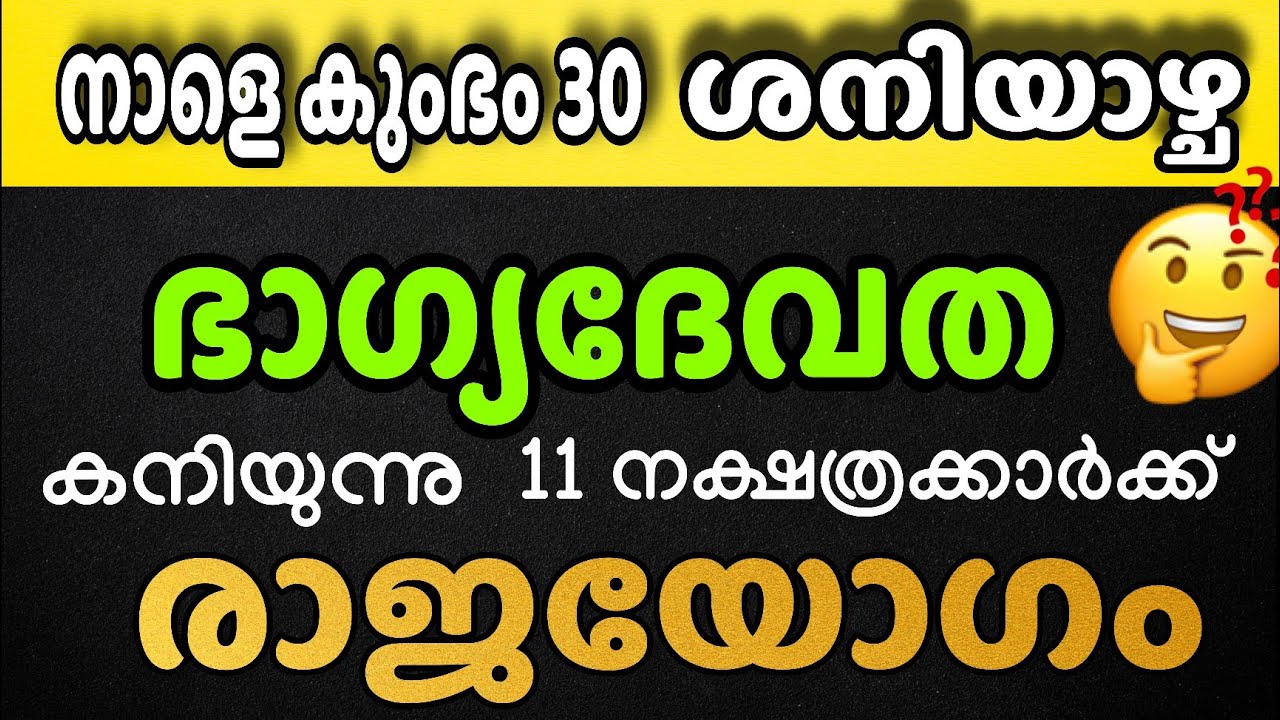 നാളെ കുംഭം 30 ശനിയാഴ്ച: രാജപദവി അലങ്കരിക്കും ഈ 11 നക്ഷത്രക്കാർ. രാജാവിനു തുല്യം വാഴും