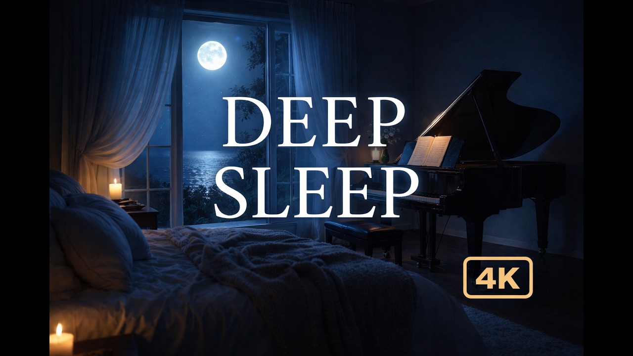 Moonlight Piano 🌙 Deep Sleep & Calm Night Relaxation