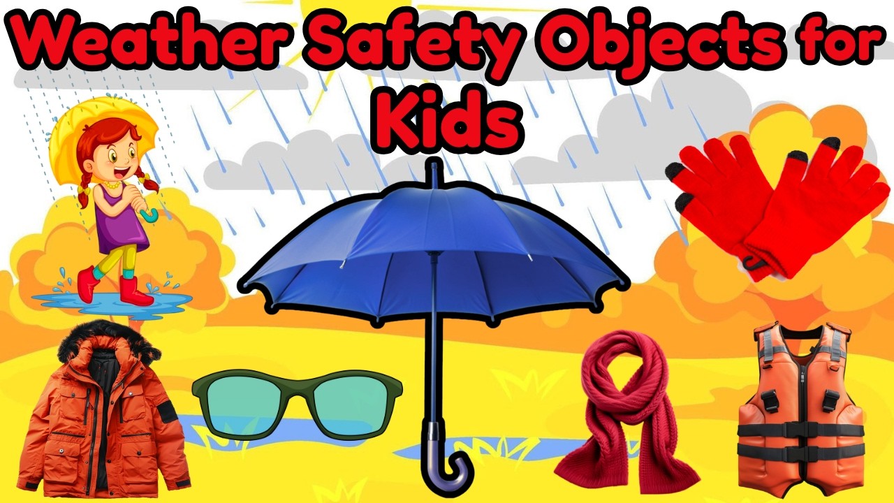 Weather Safety Objects | Weather Safety for Kids