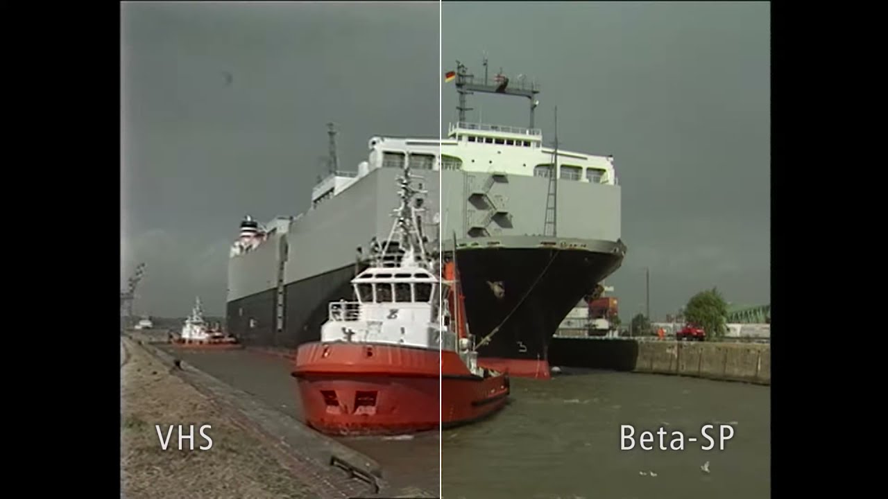 Voith VSP - Beta-SP Master versus VHS Kopie - der Vergleich!