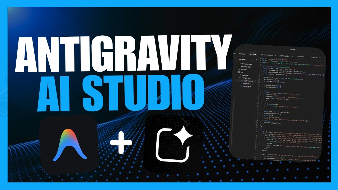 NEW Antigravity AI Studio Release From Google Changes AI Code Development!