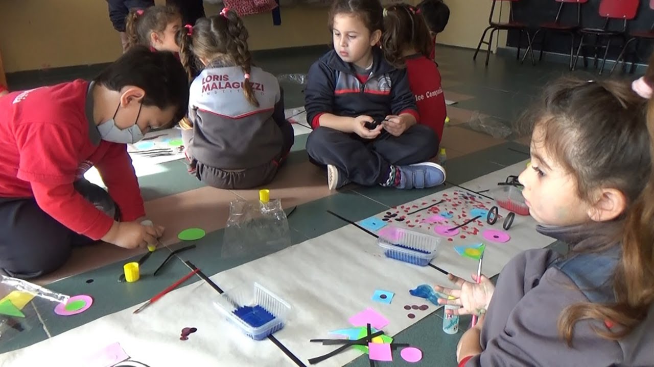 Actividad de arte en el nivel inicial