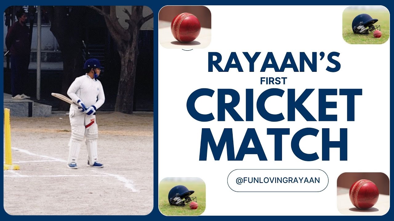 Rayaan's First Cricket Match: Lost But Learned Partnership Power! 🏏✨