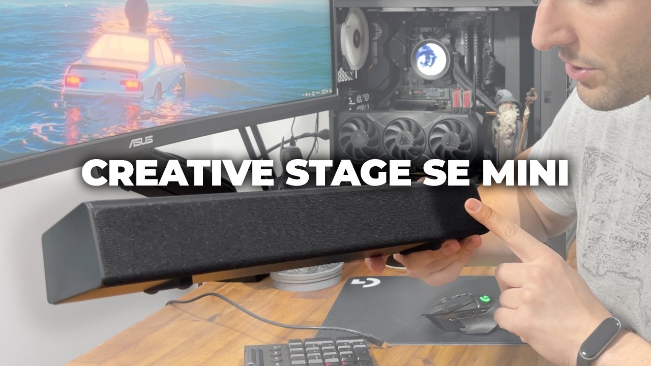 Soundbar Creative Stage Se Mini - Perfeita pro SETUP!