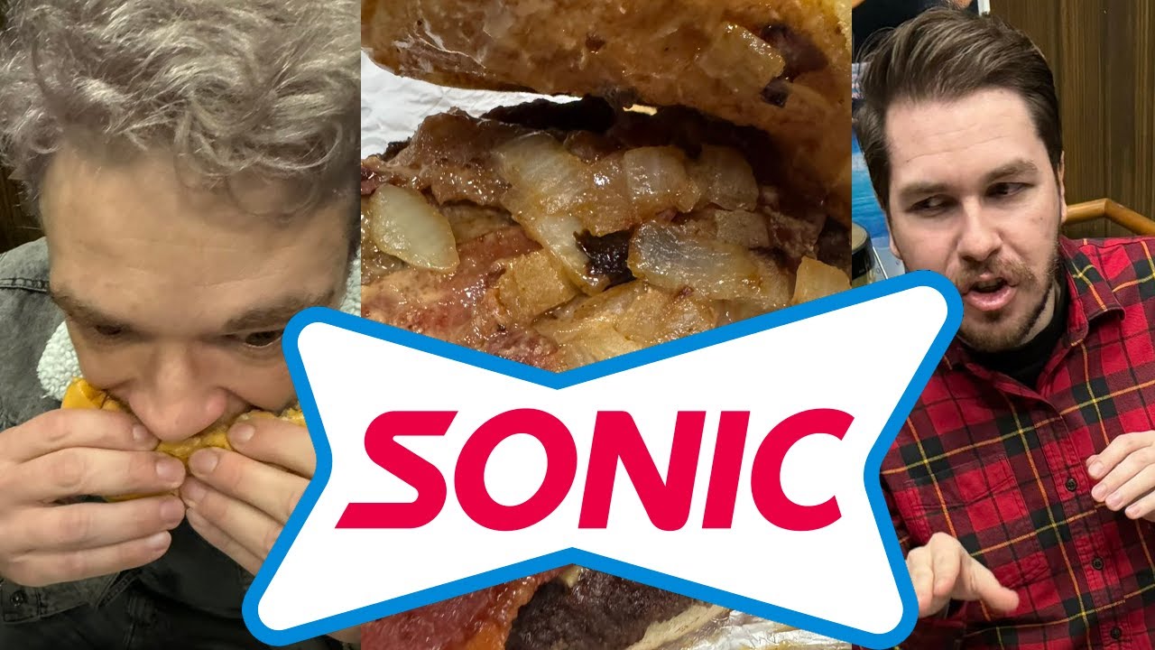 Sonic Peanut Butter Bacon Burger & Shake | Face Jam