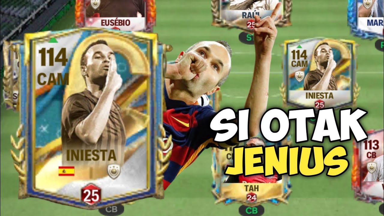 Iniesta Memainkan Permainan Indah Bikin Lawan Pusing Coyy - FC Mobile Indonesia 