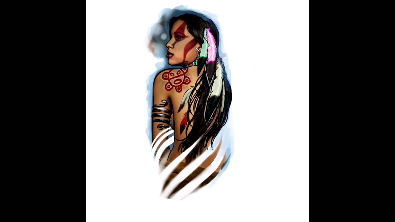Taino Woman Tattoo Video [Cisco ink]