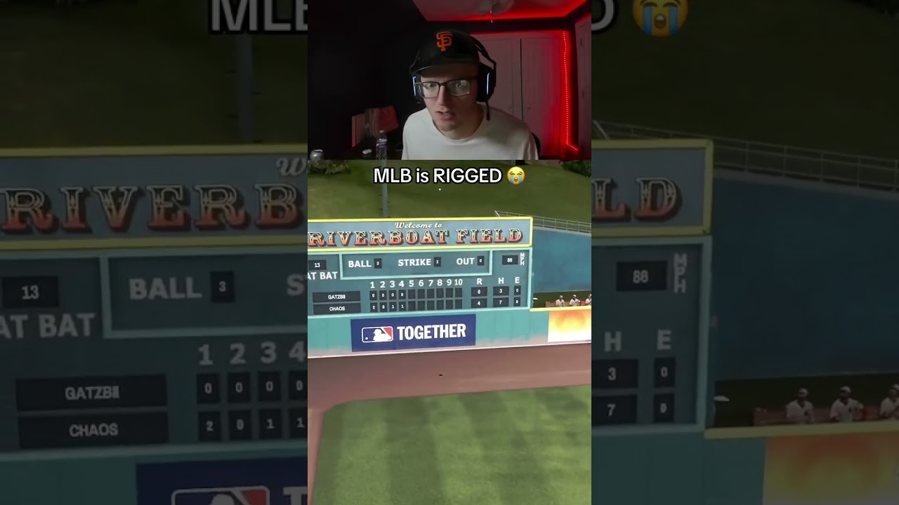 MLB is RIGGED 😭 #mlbtheshow25 #baseball #mlb #playful
