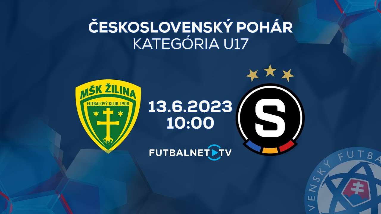 Československý pohár U17 (2023): MŠK Žilina - AC Sparta Praha