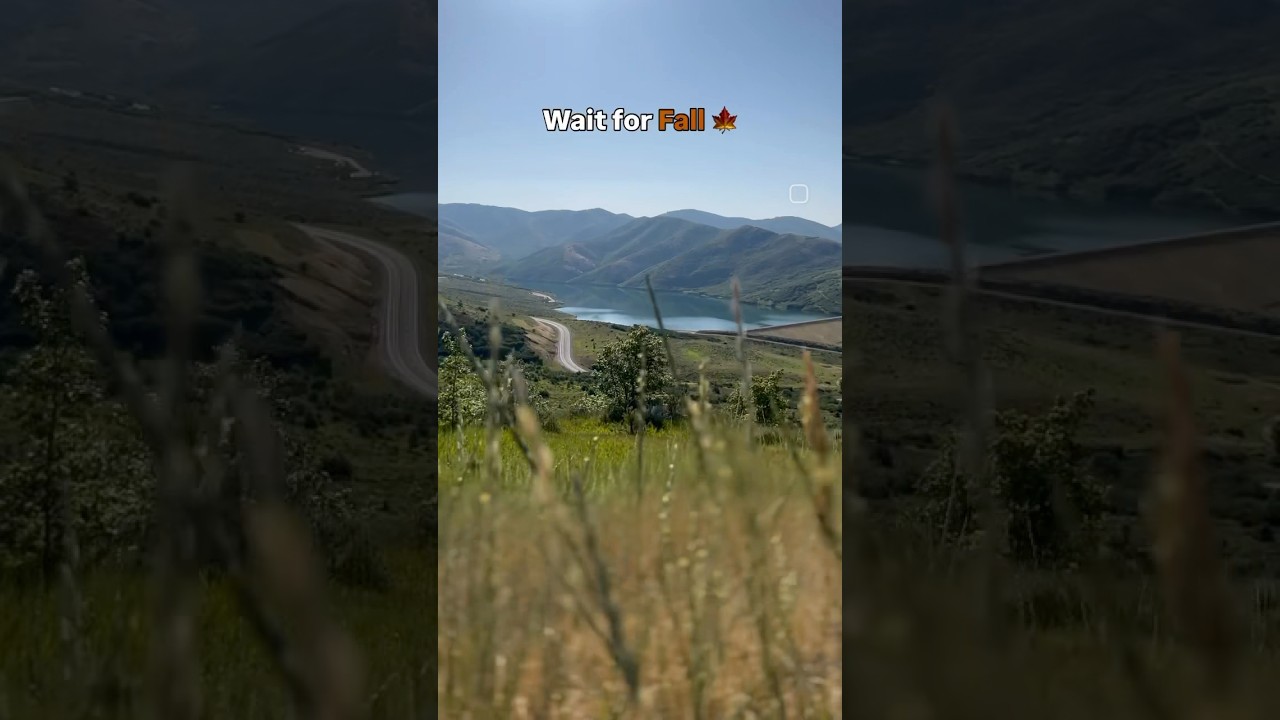 Emigration canyon view - Summer Vs Fall #like #subscribe #utah #travel #saltlakecity #utahn  #usa