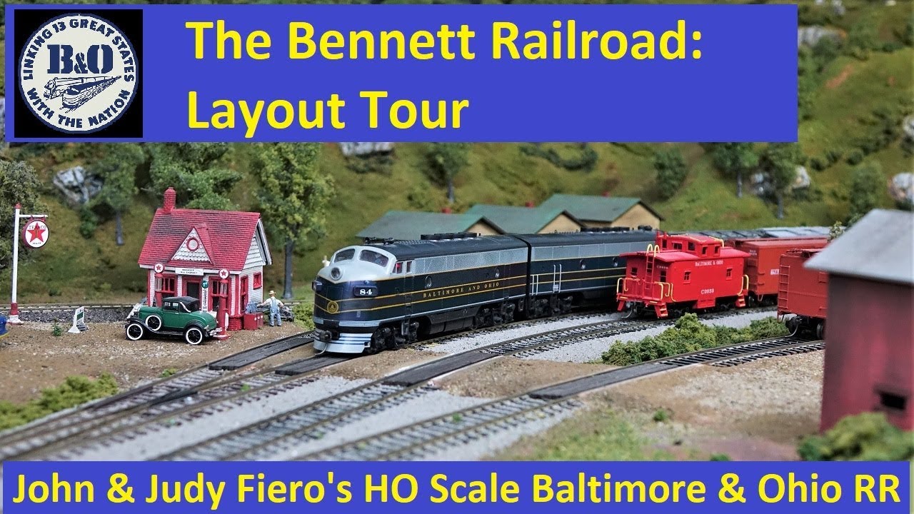 Layout Tour: John & Judy Fiero's B&O Railroad