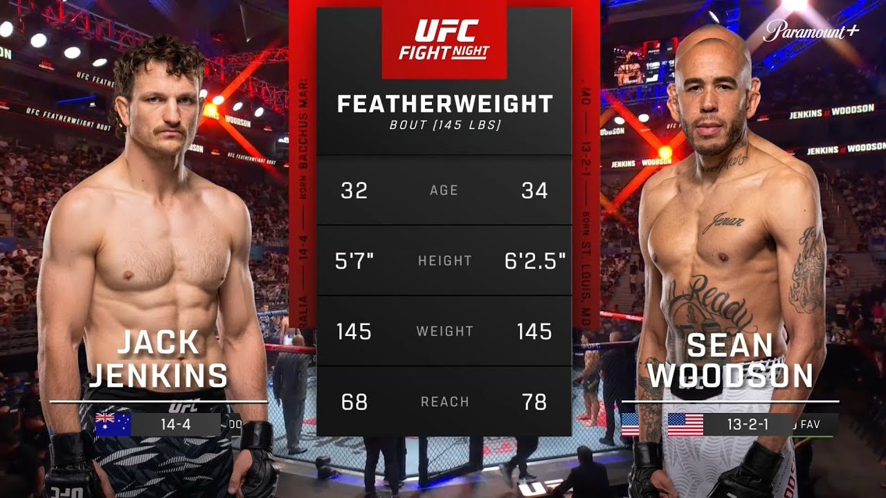 Sean Woodson VS Jack Jenkins FULL FIGHT!