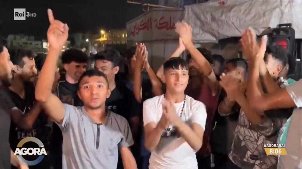 Gaza: accordo raggiunto, la gioia dei palestinesi e degli israeliani  - Agorà 09/10/2025