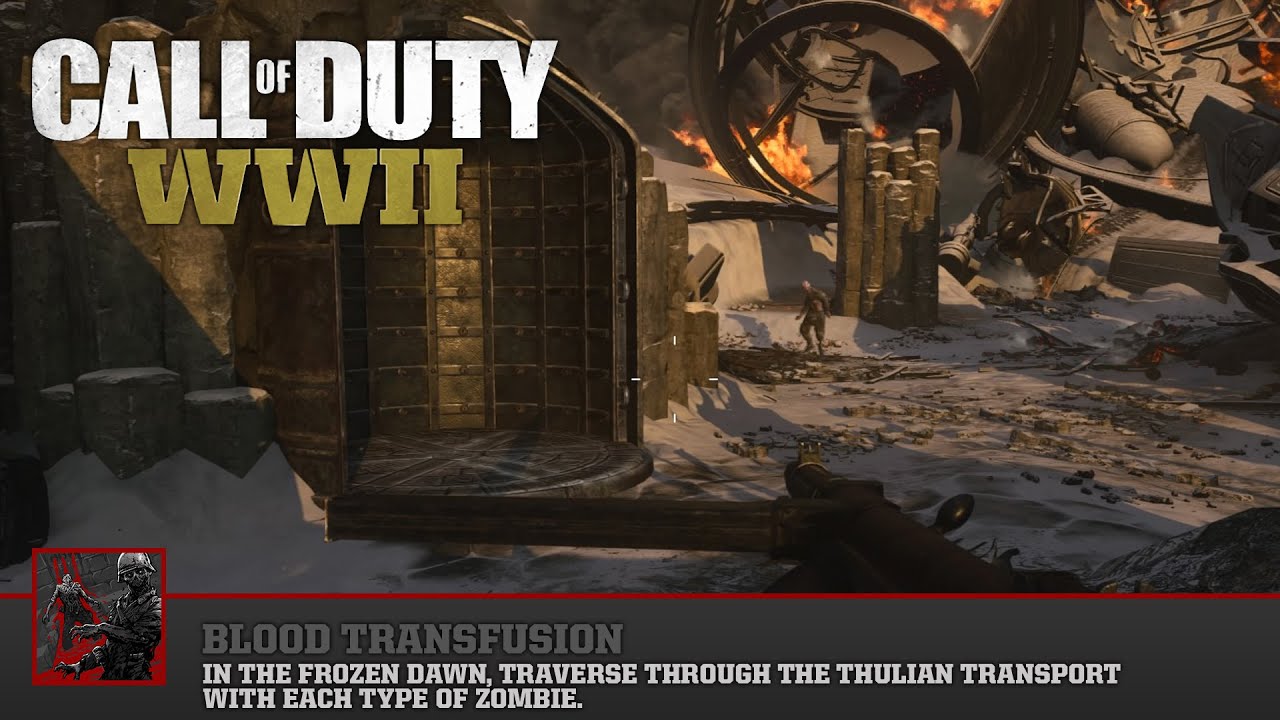 Call of Duty WW2 (DLC 4) -  Blood Transfusion Trophy / Achievement Guide