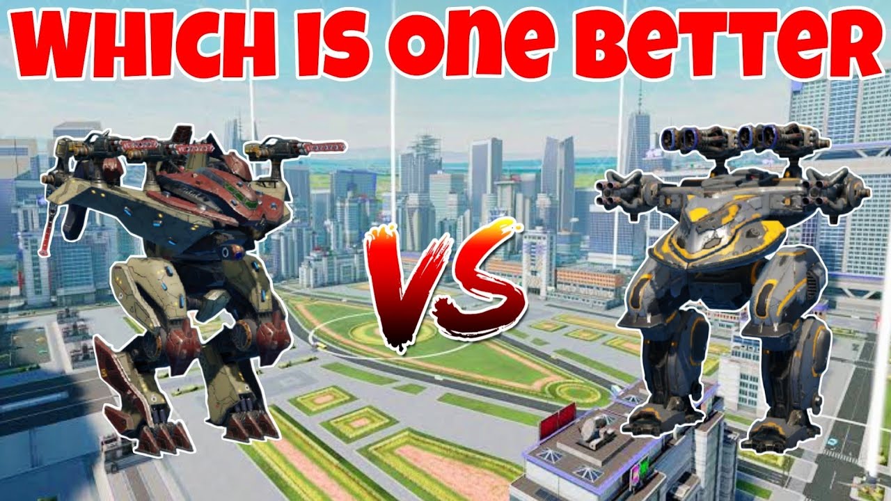 WR🔥 Сравнение нового оружия Vulcan против Vector ||WAR ROBOTS||