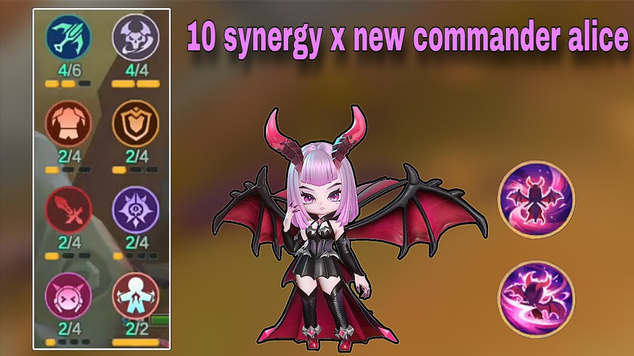 BEST STRATEGY FOR NEW HERO ALICE 10 SYNERGY ACTIVE OVERPOWERED - MAGIC CHESS GO GO