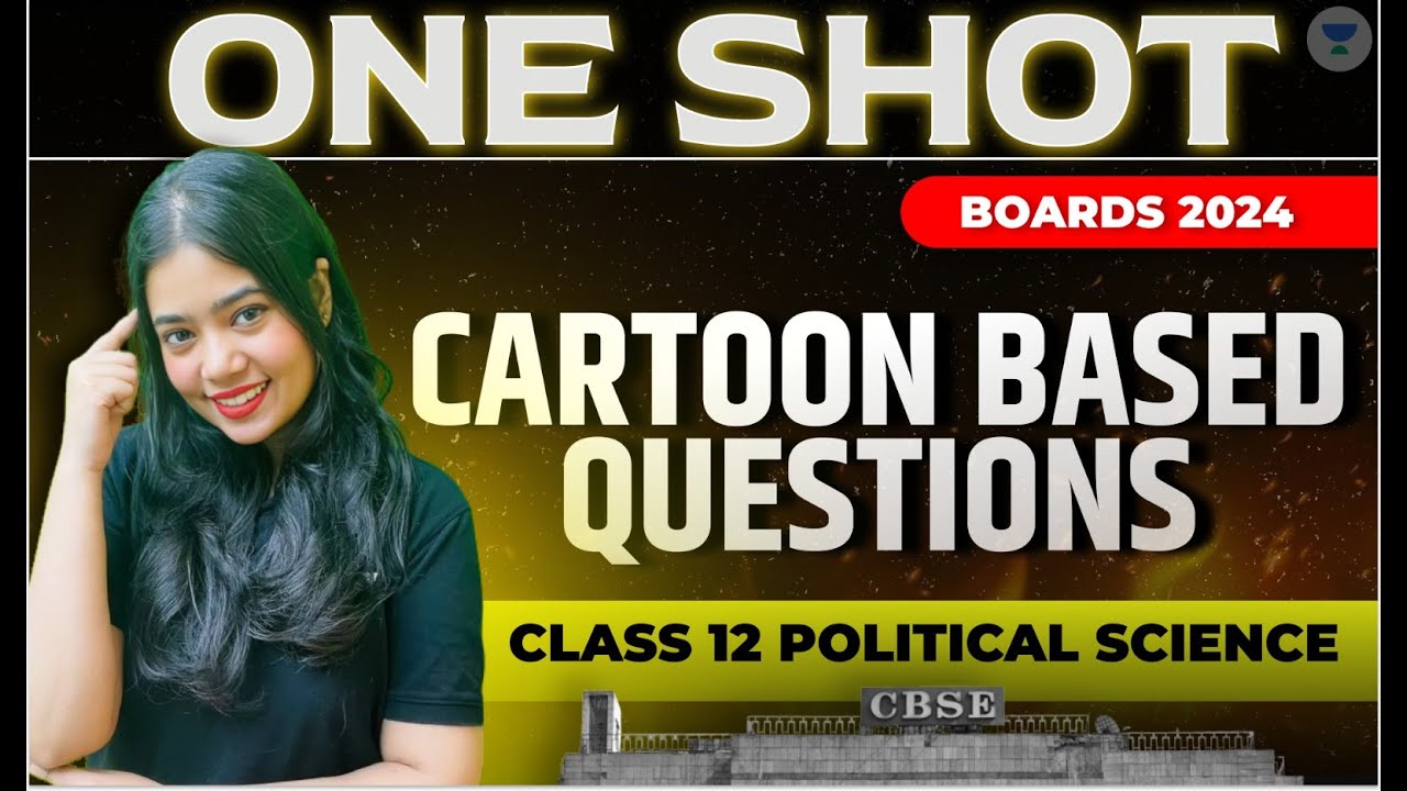 Cartoon Based Questions | Class 12 Political Science | Boards Exam 2023-24 | By Anushya Ma'am