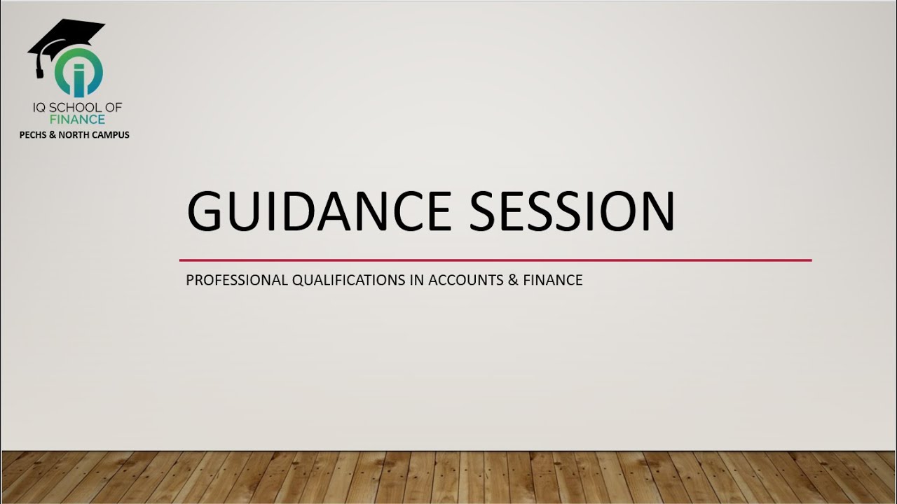 CA Guidance Session | IQSF