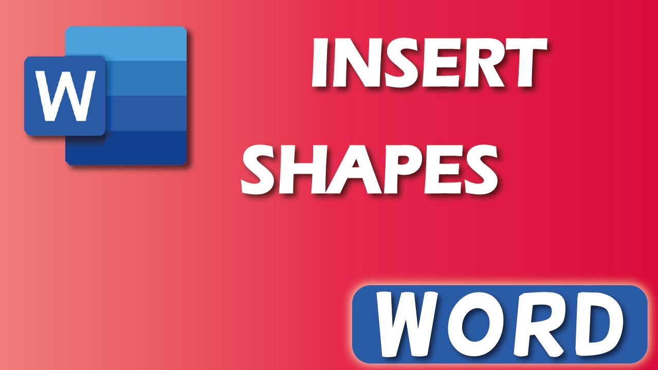 Si të krijojmë shapes(forma gjeometrike) në word