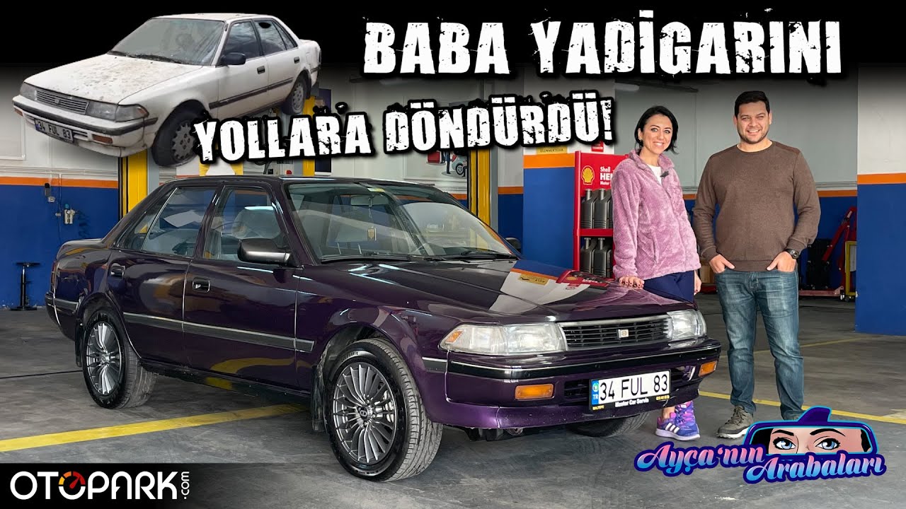 Baba Yadigarı Toyota Corona'yı yollara döndürdü! | @aycaninarabalari