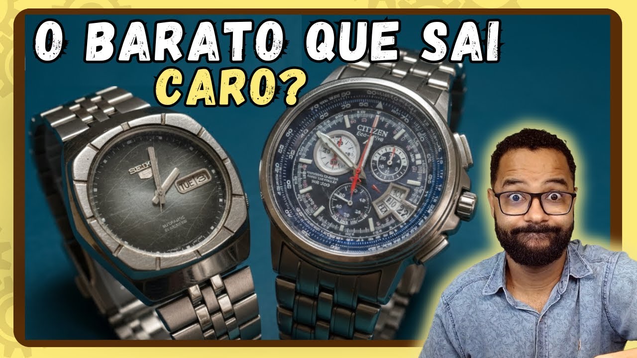Comprar pra restaurar? Vale a pena pra relógios? Orient, Seiko,  Rolex, leilão. Ezequias Relojoeiro