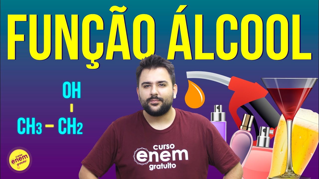 FUNÇÃO ÁLCOOL: QUÍMICA ORGÂNICA | Resumo para o Enem