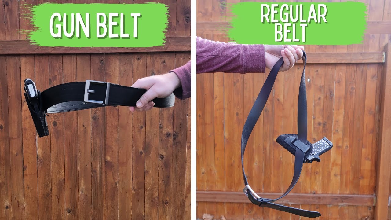 Gun Belt VS Regular Belt...Kore Essentials