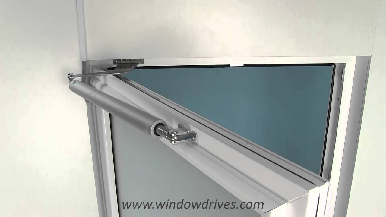 Drehfenster elektrisch öffnen mit RWA-Beschlag 1050