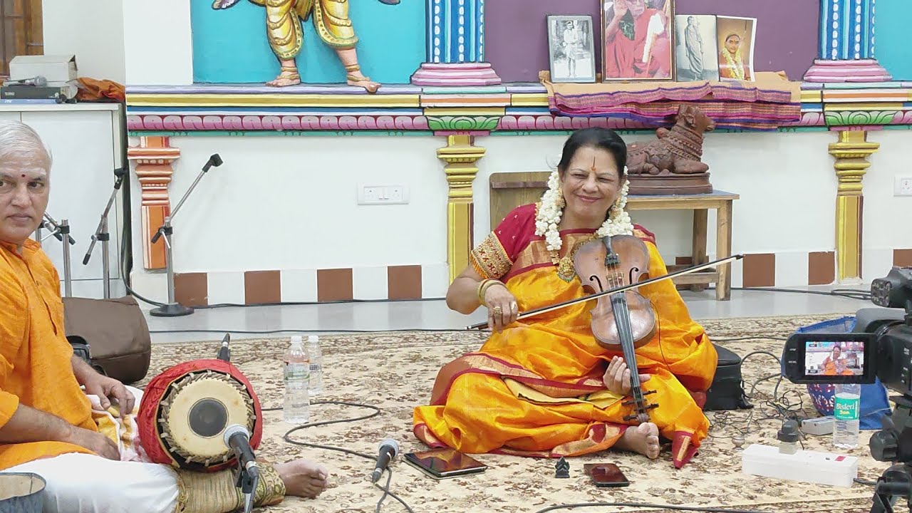 Mesmerizing Tanam in Mohanam | Violin with Mridangam | Parur MSG Style #drmnarmadha