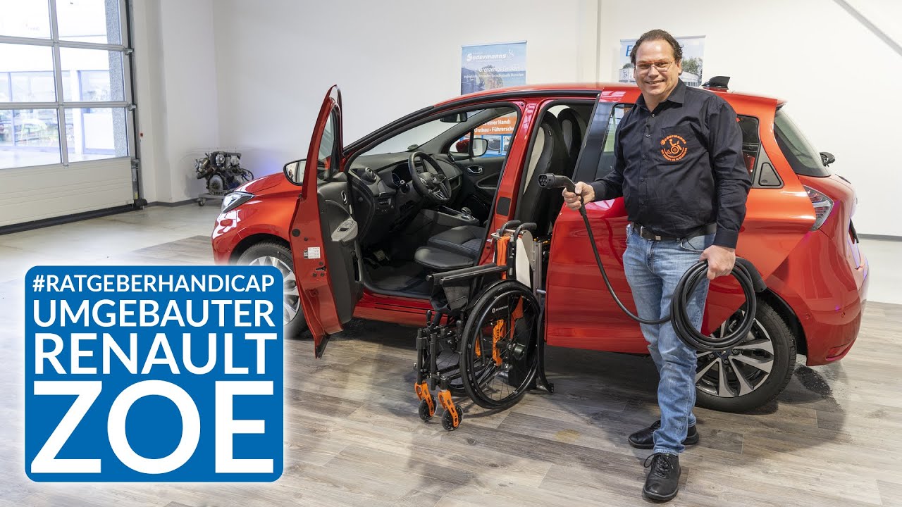 Ohne Beinfunktion den Renault Zoe fahren? Behindertengerechte E-Fahrzeuge Ratgeber Handicap#67