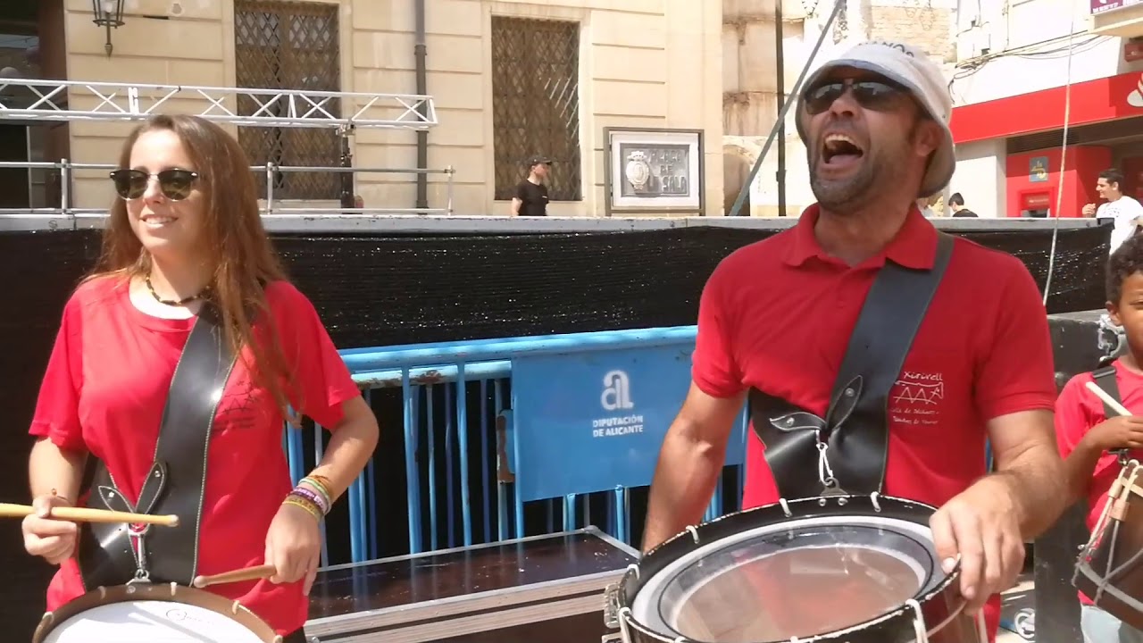 Colla el Xirivell de Monòver..Festes de Setembre 2017..Vídeo 1