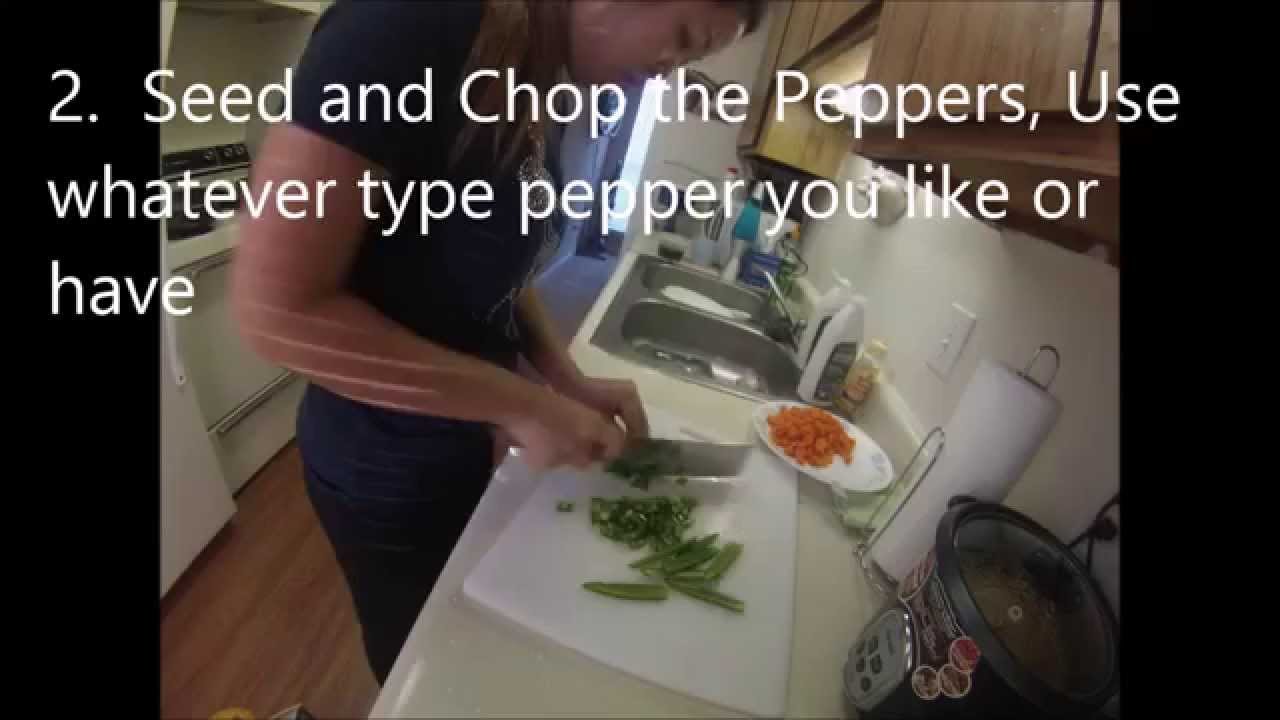 Healthy Turkey Fried Rice Via GoPro Time Lapsed Function