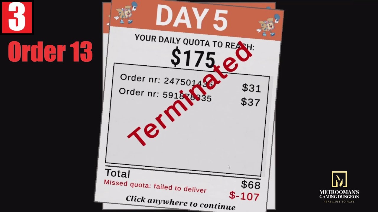 Order 13 #3 | Vagy a macska vagy a szörny vagy a kvóta | Ez így nem pálya