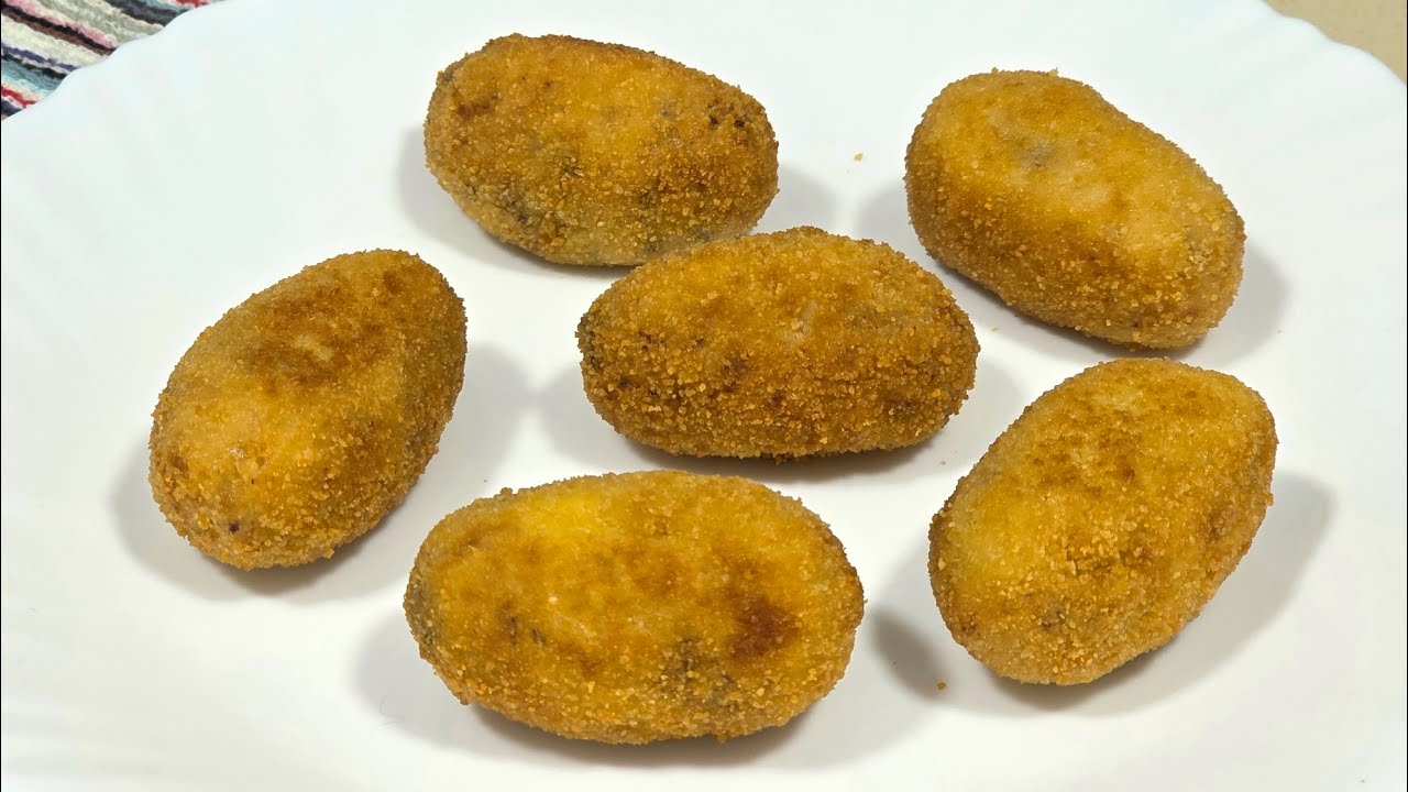 😋 Croquetas en 10 minutos con restos de cocido 🍖 // BEATRIZ COCINA 