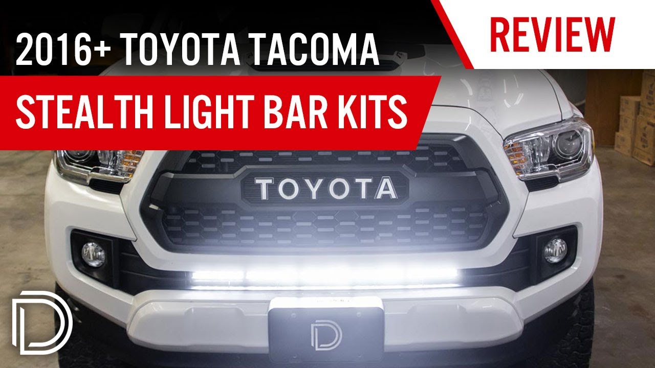Bolt-On LED Light Bar! Stealth Light Bar Kit for 2016-2019 Toyota Tacoma | Diode Dynamics