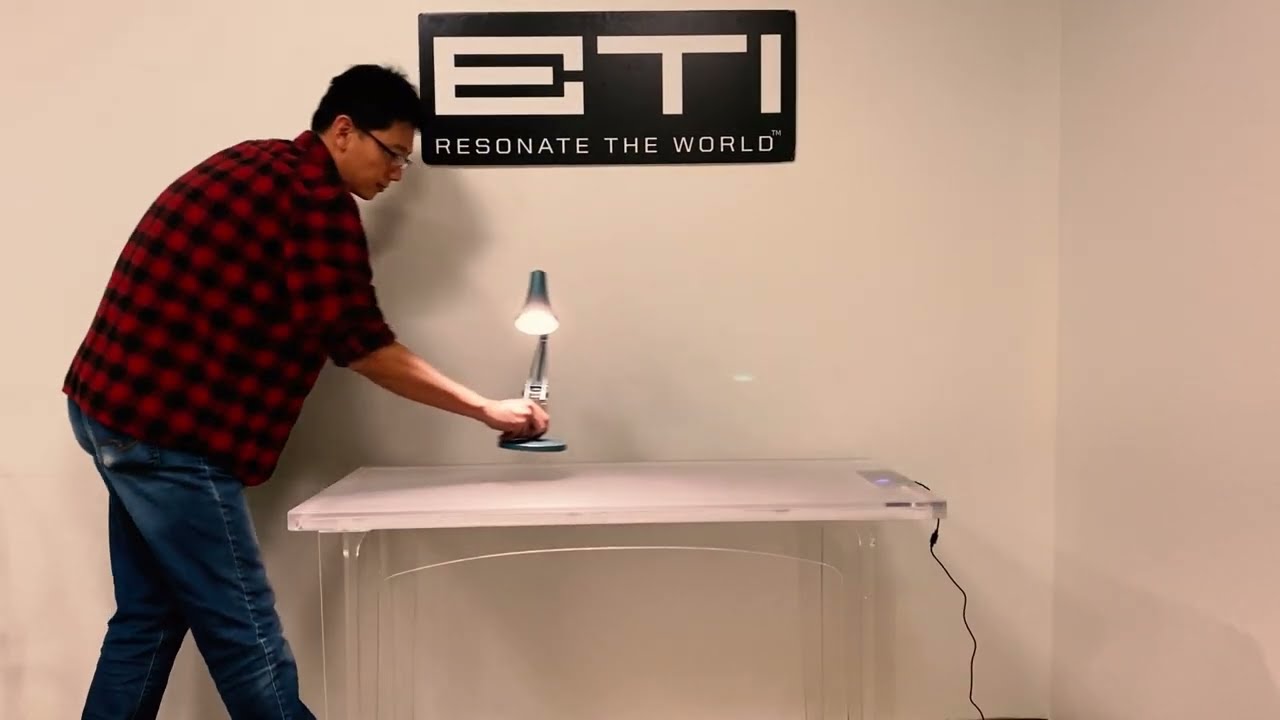 The ultimate clean desk setup (no cords!) -- using ETI wire-free power
