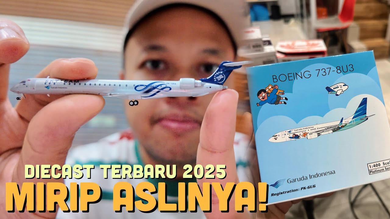 UNBOXING Diecast Terbaru, Berapa Harganya? Garuda Indonesia CRJ1000, TahiLalats & Pokemon +GIVEAWAY!