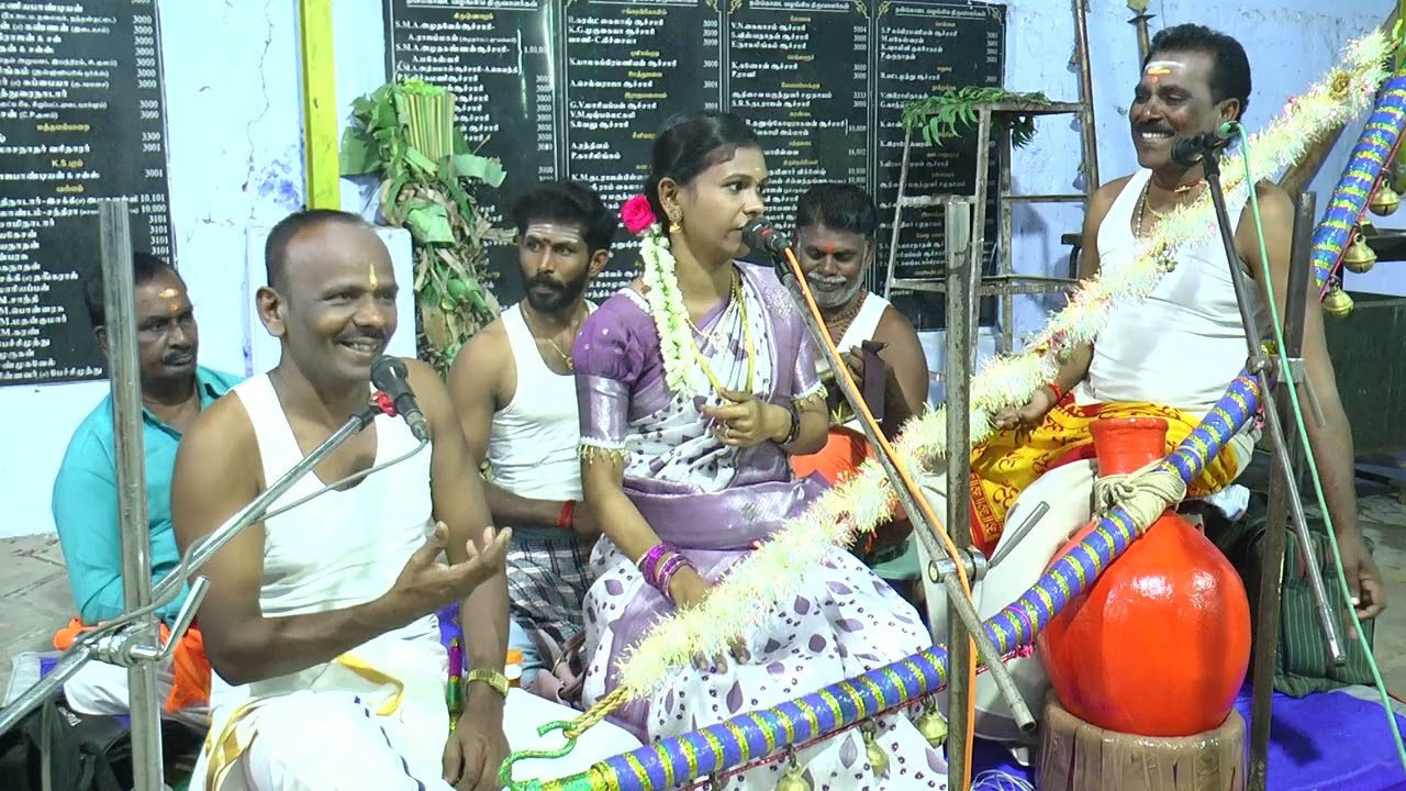 புவனா வில்லுப்பாட்டு அரியபுரம் தென்காசி மாவட்டம் ஒரு பகுதியில் நடைபெற்ற 