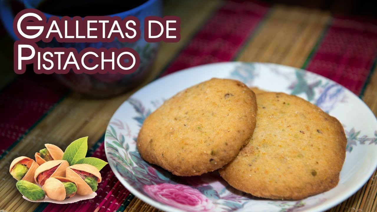Receta Galletas de Pistacho Riquisimas y Faciles